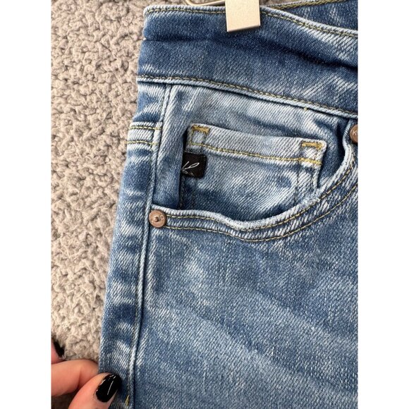 KanCan High-Waisted Distressed Skinny Jeans With Button Fly Size 24 - Picture 7 of 11